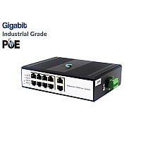 Gigabit IND POE Switch 8 POE + 2GE