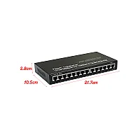 Gigabit PoE Switch 12 Port + 2GE
