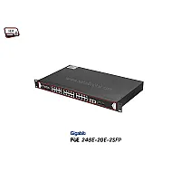 Gigabit PoE Switch 24 Port + 2GE + 2SFP Port (Rack)