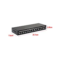 PoE Switch 12 Port 10/100 + 2FE Uplink