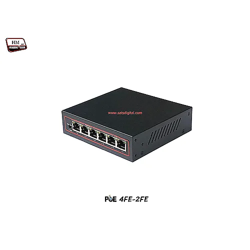 PoE Switch 10/100 4 Port + 2FE