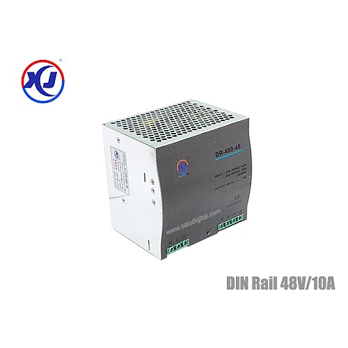 Dinrail Industrial Power Supply 48V/10A (480W)