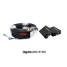 สายไฟเบอร์ออฟติก 1 Core 50 เมตร + Media BIDI 1G