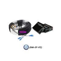 สายไฟเบอร์ออฟติก 2 Core 100 เมตร + Media DX 10/100