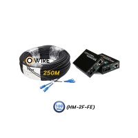 สายไฟเบอร์ออฟติก 2 Core 250 เมตร + Media DX 10/100
