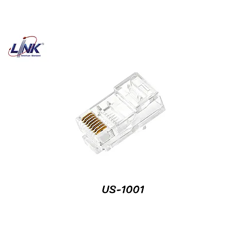 LINK | หัวแลน CAT5E UTP รุ่น US-1001 (10pcs)