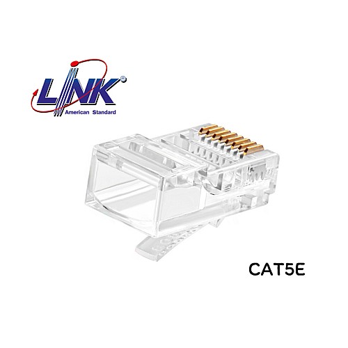 หัวแลน CAT5E LINK รุ่น US-1001 / UTP / 50u"