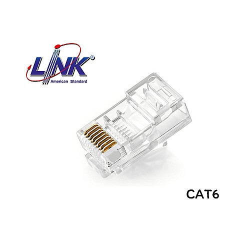 LINK หัวแลน CAT6 รุ่น US-1002 / UTP / 50u" 