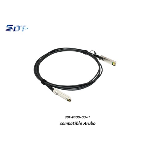 SFP+ (10G) DAC Twinax Cable Compatible Aruba (3M) SFP+ (10G) DAC Twinax Cable Compatible Aruba (3M)