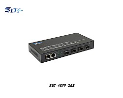 Gigabit Fiber SFP Switch 4 Port + 2GE