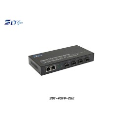 Gigabit Fiber SFP Switch 4 Port + 2GE