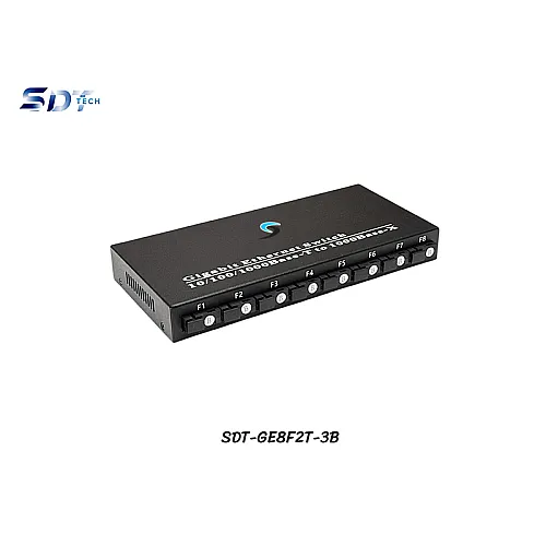 Gigabit Fiber Switch 8 Port (SC) + 2GE