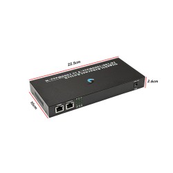 Gigabit Fiber Switch SC (B) BIDI 8 Port 3KM + 2GE