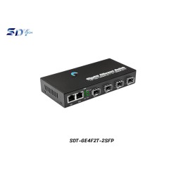 Gigabit Fiber SFP Switch 4 Port + 2GE