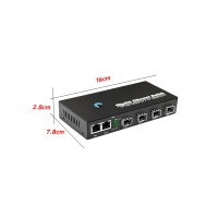 Gigabit Switch SFP 4 Port Uplink 2 Gigabit LAN