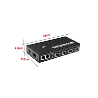 Gigabit Fiber Switch 4SFP Port + 2GE