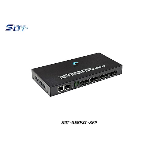Gigabit SFP Switch 8 Port + 2GE Uplink