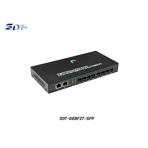 Gigabit Fiber Switch 8SFP Port + 2GE