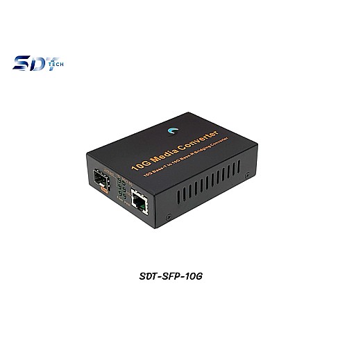 10 Gigabit (10G) Media Converter รุ่น SDT-SFP-10G