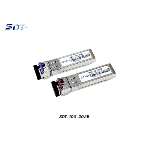 10G SFP+ SM LC BIDI DDM 20KM รุ่น SDT-10G-20AB
