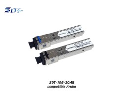 10G SFP+ SM SC BIDI DDM 20KM Compatible Aruba