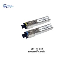 1.25G SFP SM SC BIDI DDM 3KM Compatible Aruba