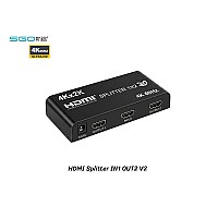 HDMI Splitter 4K@60Hz เข้า 1 ออก 2 เวอร์ชั่น 2.0