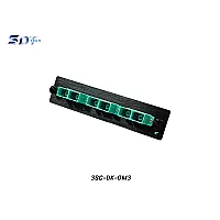 SNAP-IN Aluminum Plate 3SC Aqua OM3 Duplex