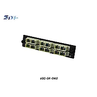 SNAP-IN Aluminum Plate 6SC Beige OM2 Duplex
