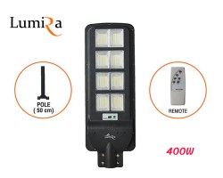โคมไฟถนนโซล่าเซลล์ LUMIRA รุ่น LSC-024 400W