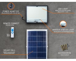 โคมไฟสปอร์ตไลท์ Solar Spotlight LumiRa รุ่น LSC-028 200W