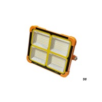 ไฟสปอตไลท์โซล่าเซลล์แบบพกพา รุ่น D8 แสงสว่าง 50W