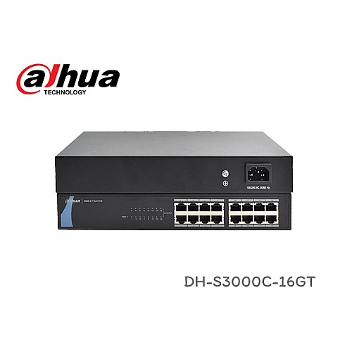 Gigabit Switch 16 Port Dahua S3000C-16GT