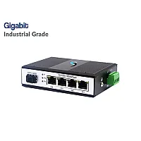 Gigabit Industrial Switch 4 Port + 1SFP Port