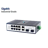 Gigabit Industrial Switch 10 Port + 2SFP Port