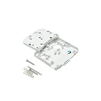 กล่องพักสายไฟเบอร์ออฟติก 1 Core Indoor (มีฝาปิด)