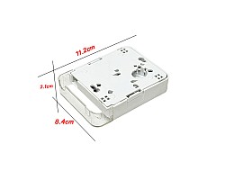 กล่องพักสายไฟเบอร์ออฟติก 1 Core Indoor (มีฝาปิด)