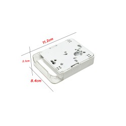 กล่องพักสายไฟเบอร์ออฟติก 1 Core Indoor (มีฝาปิด)