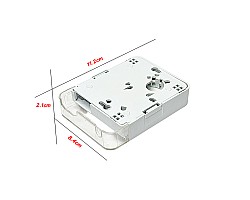 กล่องพักสายไฟเบอร์ออฟติก 2 Core Indoor (มีฝาปิด)