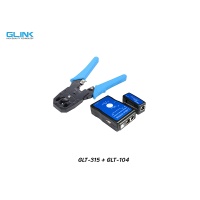 GLINK คีมย้ำหัวแลน GLT-315 + เครื่องทดสอบ GLT-104 GLINK คีมย้ำหัวแลน GLT-315 + เครื่องทดสอบ GLT-104