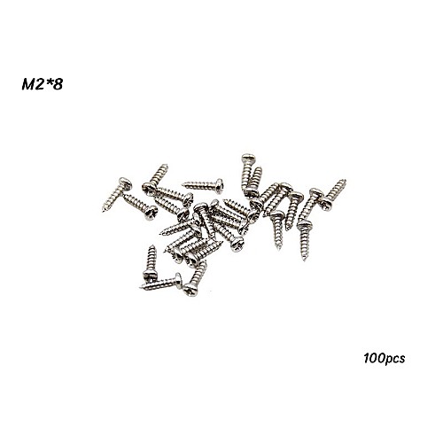 น็อต M2*8 เกลียวปล่อย / เกลียวหยาบ (100pcs)