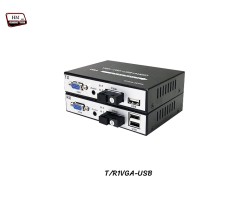 VGA To FIBER Extender 1080p + USB + Audio 20KM