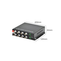 Fiber Optic Video Converter 8 Channel 1080p