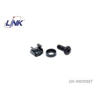 LINK น็อตยึดอุปกรณ์ตู้แร็ค รุ่น CH-10010SET (10 ตัว) LINK น็อตยึดอุปกรณ์ตู้แร็ค รุ่น CH-10010SET (10 ตัว)