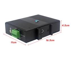 Gigabit Industrial Switch 8 LAN + 8 SFP Port