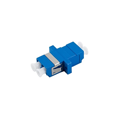 ตัวต่อหัวไฟเบอร์ LC-LC (UPC) DX SM BLUE