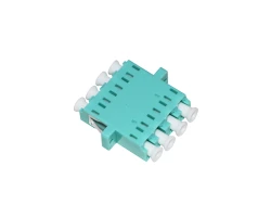 ตัวต่อหัวไฟเบอร์ LC-LC (UPC) Quad MM OM3
