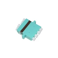 ตัวต่อหัวไฟเบอร์ LC-LC (UPC) Quad MM OM3