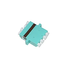 ตัวต่อหัวไฟเบอร์ LC-LC (UPC) Quad MM OM3