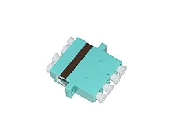 ตัวต่อหัวไฟเบอร์ LC-LC (UPC) Quad MM OM3